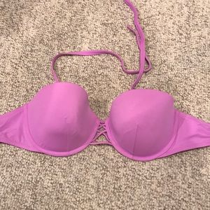 Victoria Secret 34DD purple swim suit top